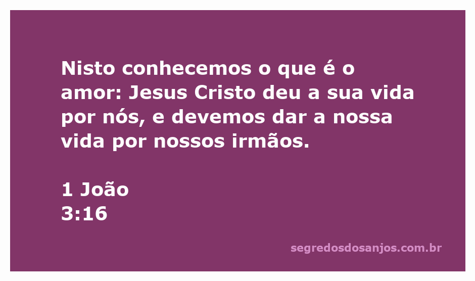 Imagem representativa do amor sacrificial de Jesus Cristo, ilustrando 1 João 3:16.