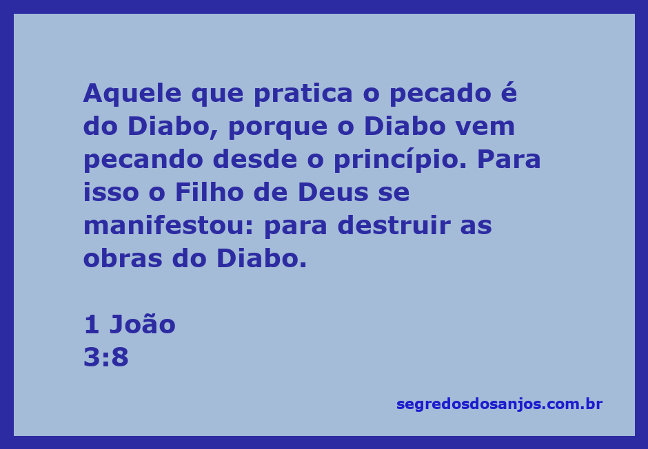 Imagem que representa 1 João 3:8, enfatizando a luta entre o bem e o mal, com o Diabo e o Filho de Deus.