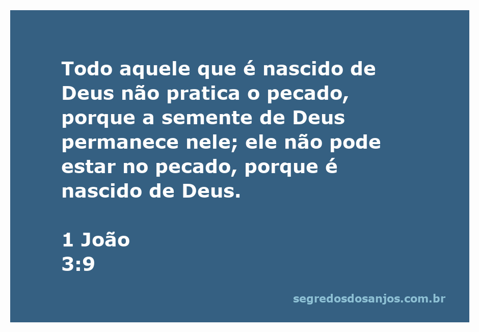 Imagem representativa do versículo 1 João 3:9, destacando a ideia de renascimento espiritual e a semente de Deus.