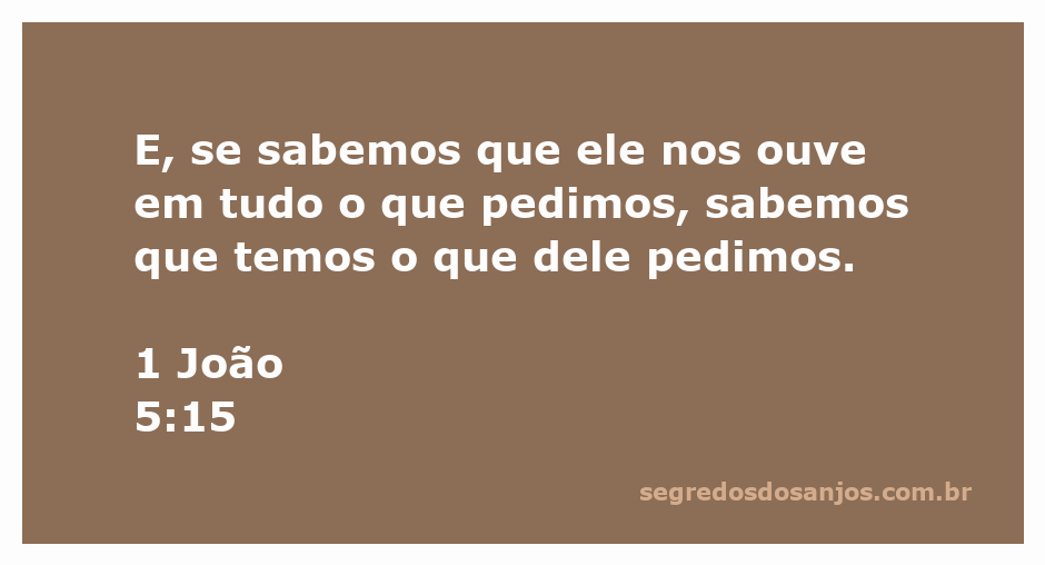 Imagem de uma pessoa orando com fé, representando a passagem de 1 João 5:15 que fala sobre a confiança em Deus ao pedir.
