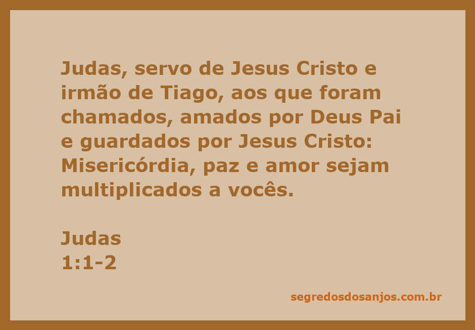 Ilustração do versículo Judas 1:1-2 destacando a mensagem de amor e misericórdia