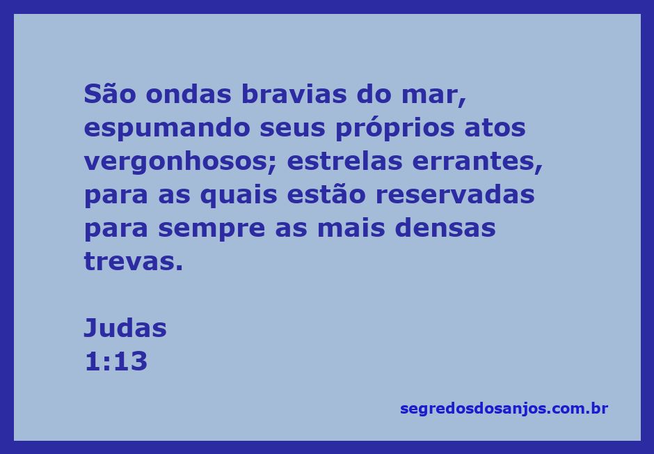 Ilustração de ondas do mar e estrelas no céu, simbolizando a passagem de Judas 1:13 sobre a natureza instável dos ímpios.