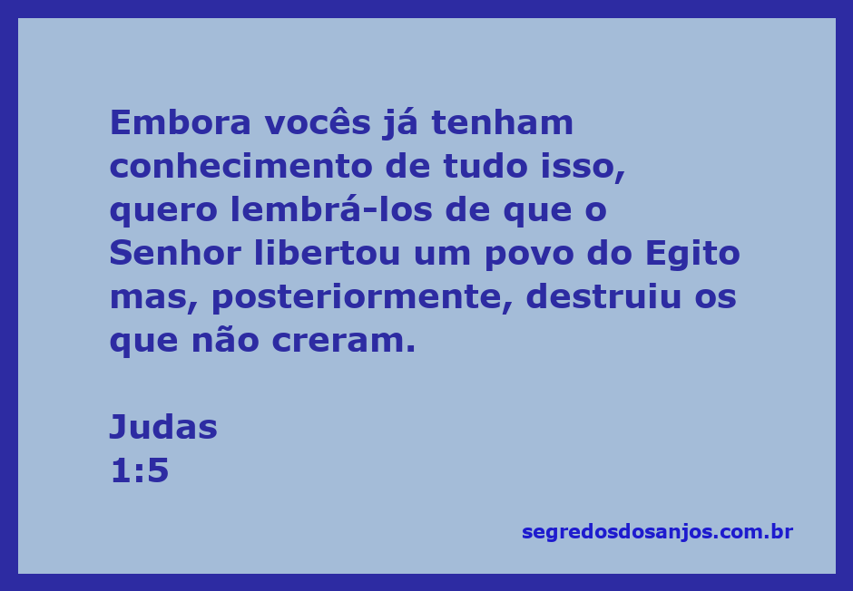 Imagem representativa da passagem de Judas 1:5, mostrando a libertação do povo do Egito e a destruição dos incrédulos.