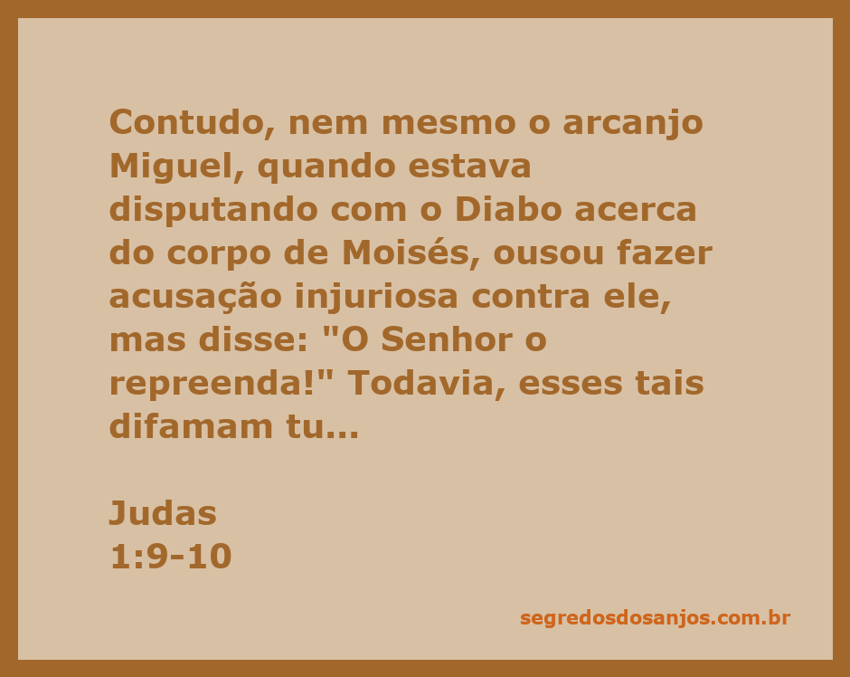 Ilustração do arcanjo Miguel em confronto com o Diabo sobre o corpo de Moisés, simbolizando a luta entre o bem e o mal.