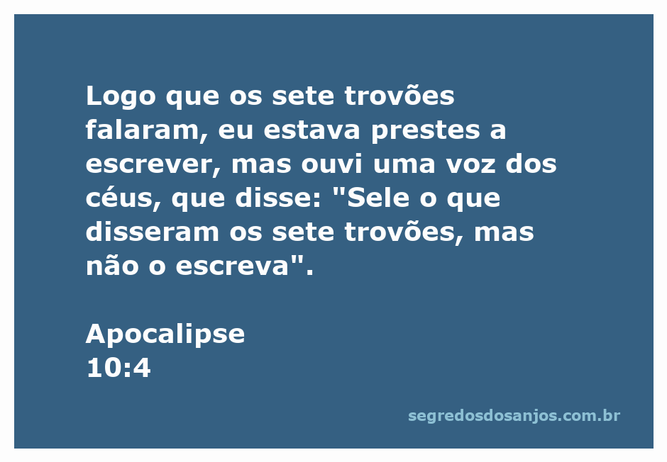 Imagem representativa dos sete trovões mencionados em Apocalipse 10:4, simbolizando revelações divinas.