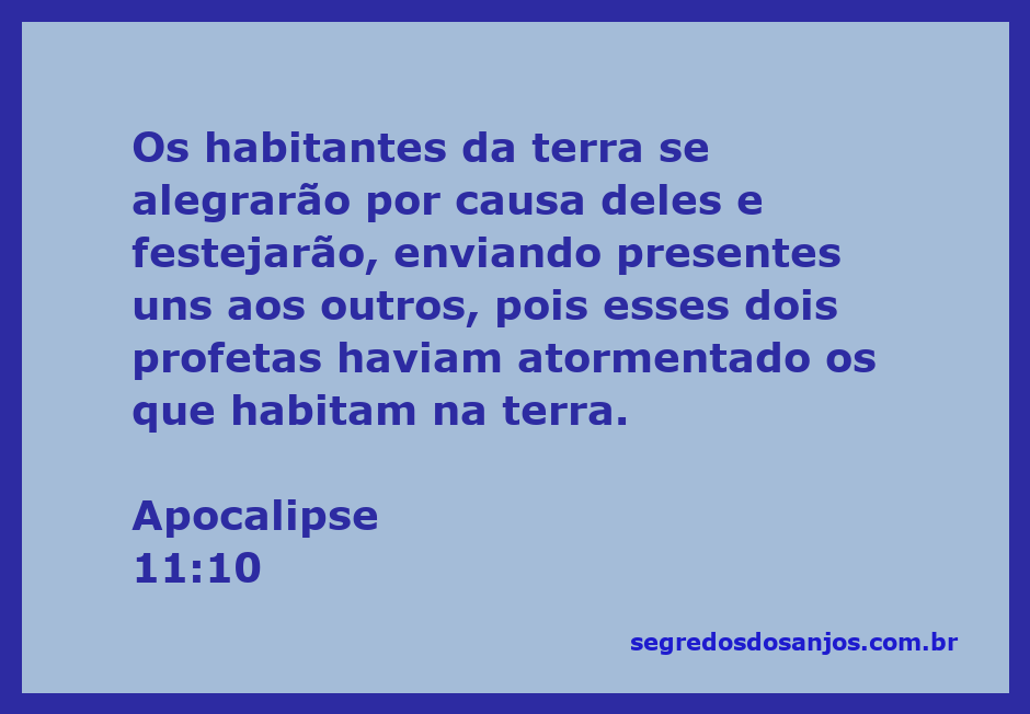 Imagem representando a celebração dos habitantes da terra após a morte dos dois profetas mencionados em Apocalipse 11:10.