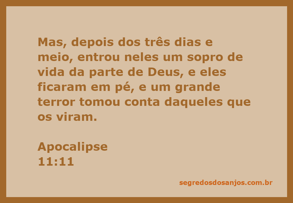 Ilustração do momento em que os dois profetas recebem vida após três dias e meio, conforme Apocalipse 11:11.