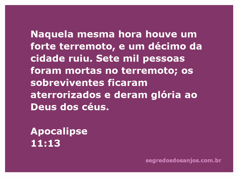 Imagem representativa do terremoto descrito em Apocalipse 11:13, mostrando a destruição e o temor dos sobreviventes.