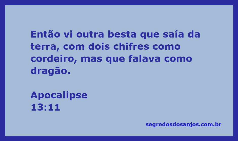 Imagem de uma besta surgindo da terra com chifres de cordeiro e fala de dragão, representando Apocalipse 13:11.