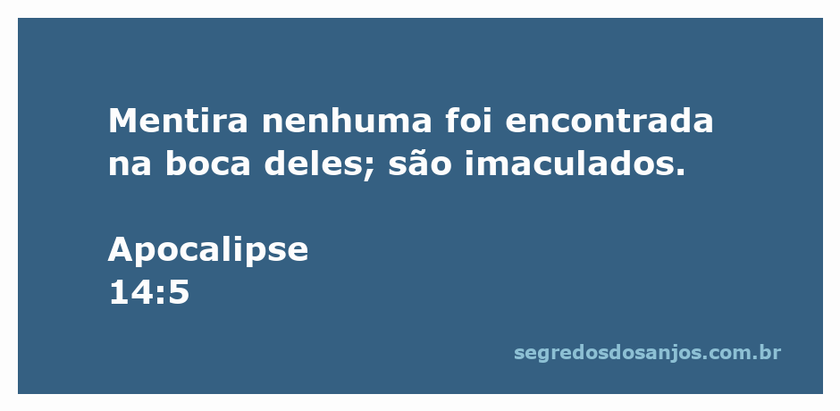 Imagem representando a pureza e sinceridade dos 144.000 conforme Apocalipse 14:5.