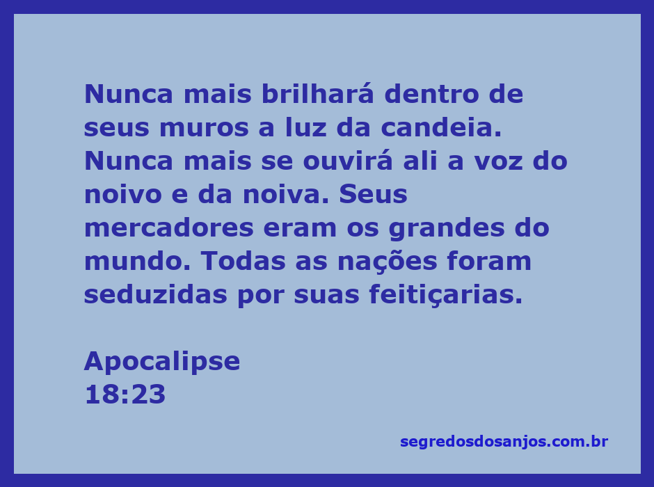 Imagem representativa da queda da Babilônia, simbolizando a ausência de luz e alegria.