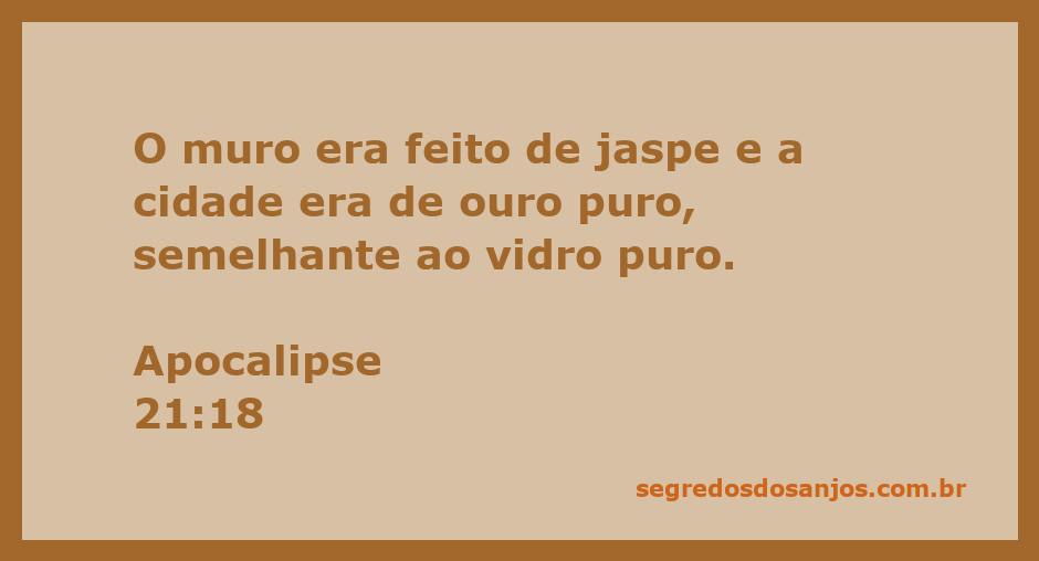 Imagem da nova Jerusalém com muralhas de jaspe e ruas de ouro puro, representando a visão descrita em Apocalipse 21:18.