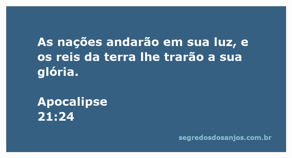 Ilustração de nações e reis aproximando-se de uma fonte de luz gloriosa, simbolizando Apocalipse 21:24.
