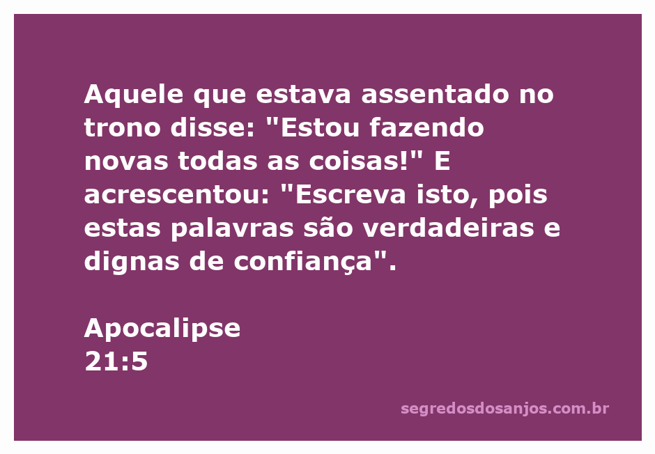 Imagem que representa a promessa de renovação divina conforme Apocalipse 21:5.