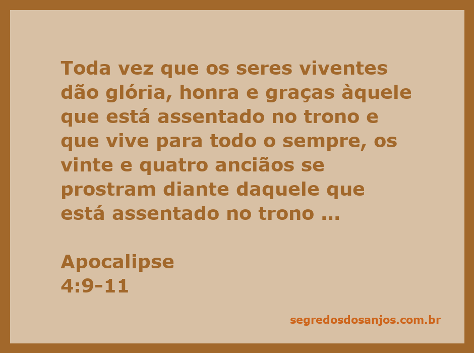 Representação artística da adoração dos vinte e quatro anciãos diante do trono de Deus, conforme Apocalipse 4:9-11.