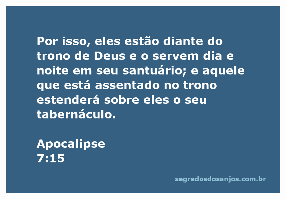 Representação de adoradores diante do trono de Deus, servindo em Seu santuário conforme Apocalipse 7:15.