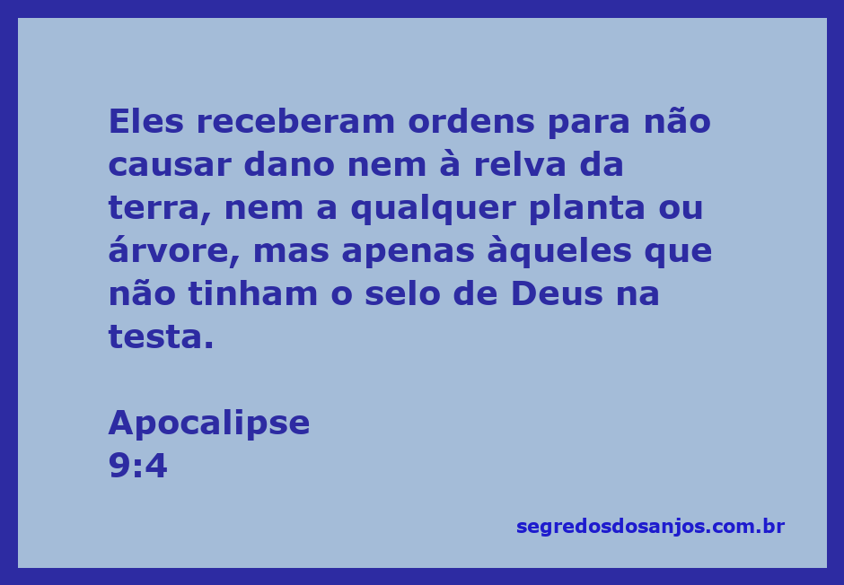 Imagem representativa de Apocalipse 9:4, mostrando seres angelicais com ordens divinas em um ambiente natural