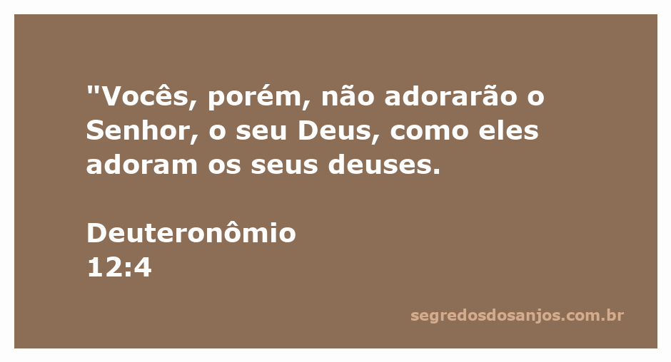 Imagem representando a adoração a Deus conforme Deuteronômio 12:4