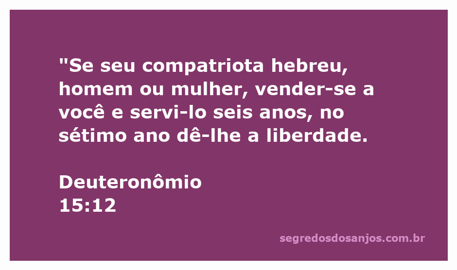Imagem representativa da liberdade e da justiça, inspirada em Deuteronômio 15:12