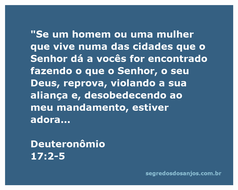 Ilustração de uma cena bíblica representando Deuteronômio 17:2-5, com pessoas em um contexto de julgamento e adoração a deuses estranhos.