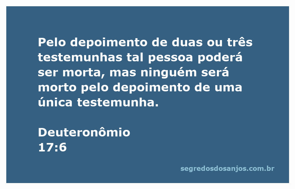 Ilustração do versículo Deuteronômio 17:6 sobre a importância de múltiplas testemunhas em julgamentos.