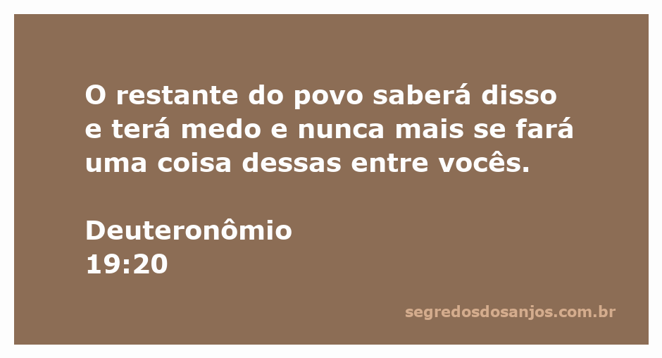 Imagem representativa do versículo Deuteronômio 19:20, destacando a importância do temor e da moralidade na comunidade.