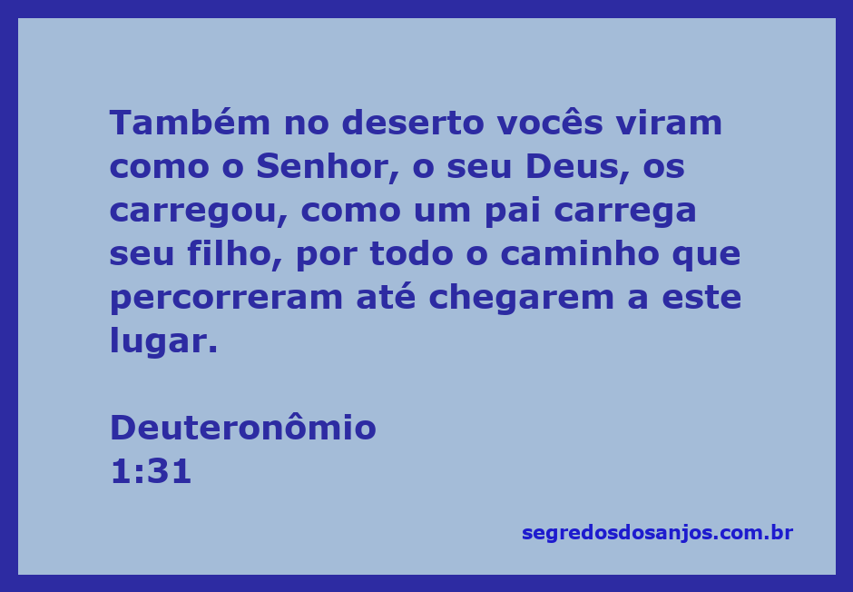 Ilustração representando Deus como um pai, carregando seu povo pelo deserto, simbolizando cuidado e proteção.