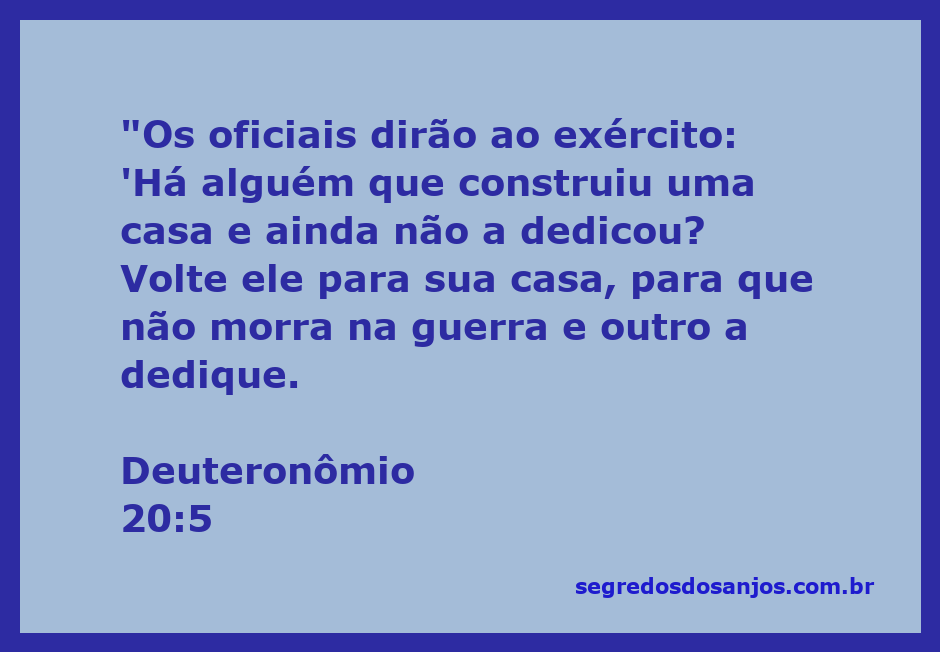 Imagem de oficiais do exército conversando com soldados sobre a dedicação de casas antes da guerra, inspirada em Deuteronômio 20:5.