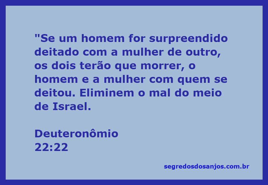 Imagem representativa da passagem bíblica Deuteronômio 22:22 sobre adultério e suas consequências.