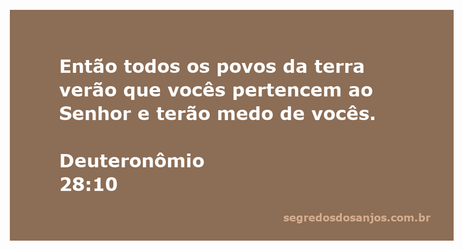 Imagem que representa Deuteronômio 28:10, destacando a relação do povo com Deus e o reconhecimento pelos outros povos.
