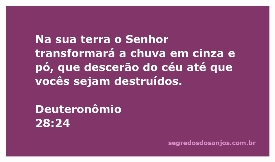 Imagem representativa da passagem Deuteronômio 28:24, mostrando chuvas de cinzas e pó simbolizando a destruição.