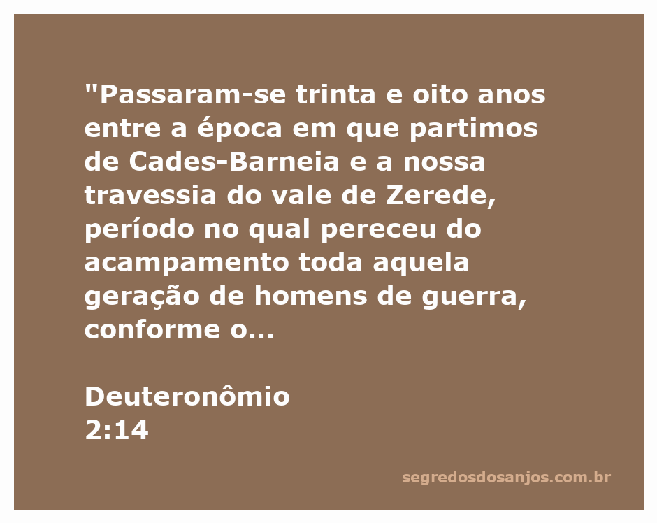Imagem representativa da travessia do vale de Zerede em Deuteronômio 2:14, simbolizando a passagem do tempo e a geração de homens de guerra.