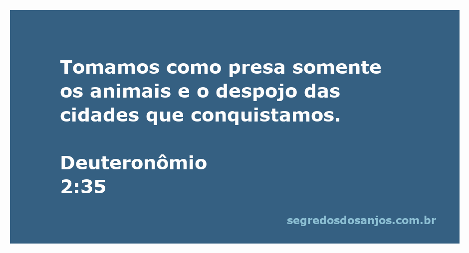 Imagem representativa da conquista e despojo de cidades conforme Deuteronômio 2:35.