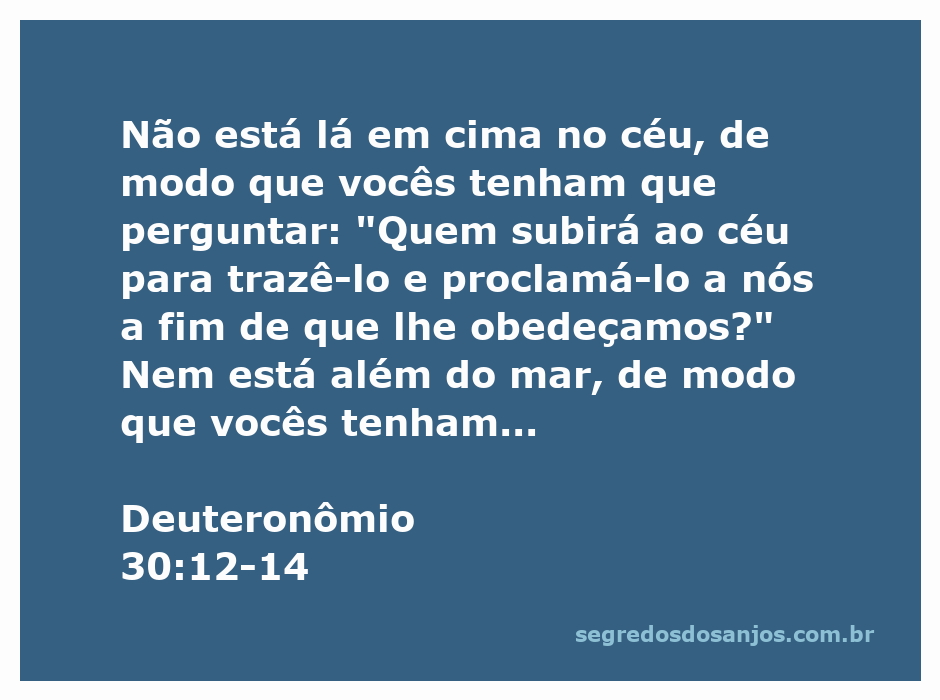 Imagem que representa a mensagem de Deuteronômio 30:12-14, enfatizando a proximidade da palavra de Deus em nossos corações.