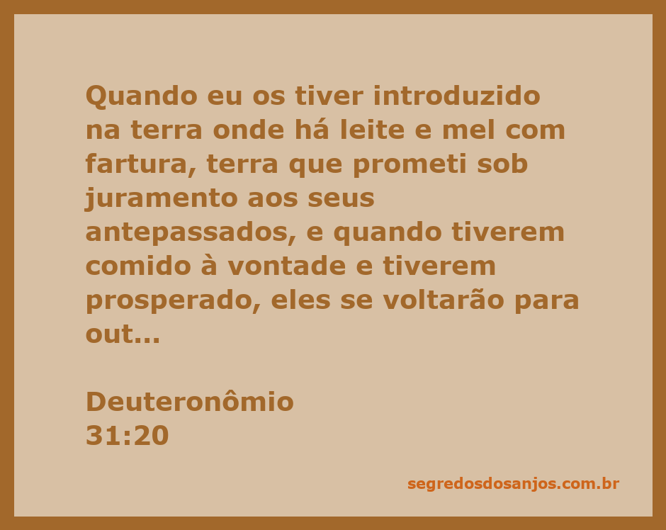 Imagem representativa da terra prometida, simbolizando abundância e prosperidade, em referência a Deuteronômio 31:20.