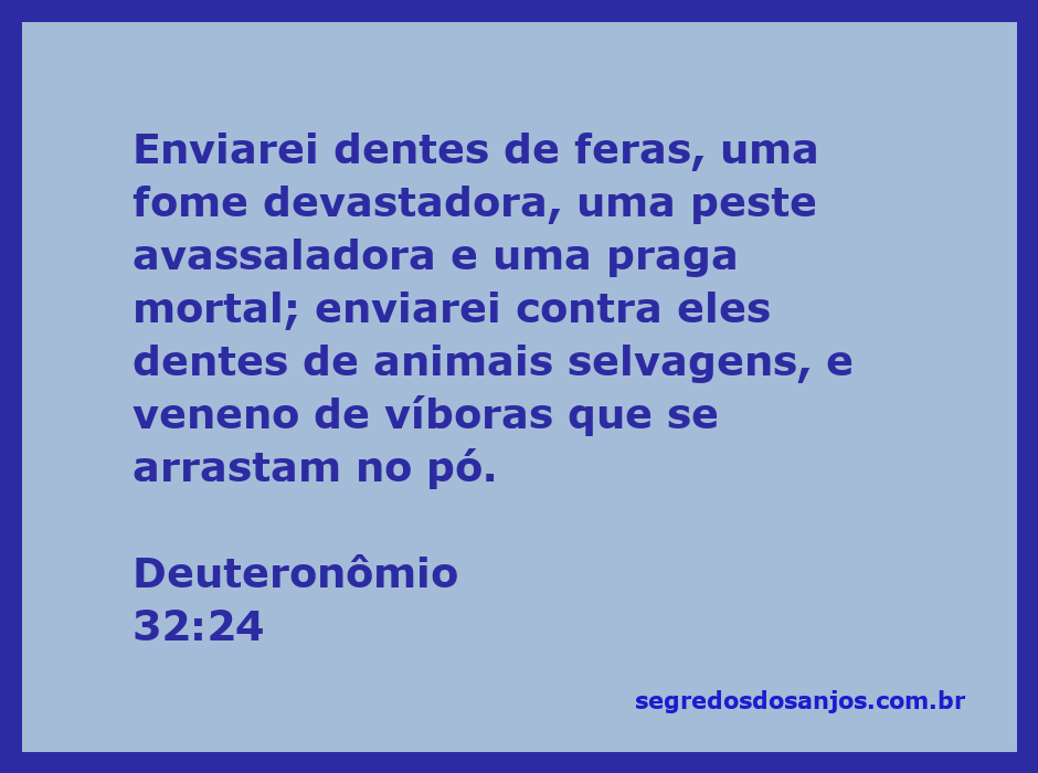 Ilustração representando a advertência de Deus sobre as consequências do pecado, incluindo feras, fome e pragas.