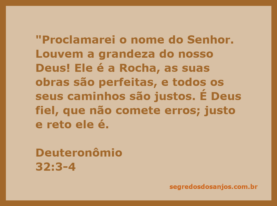 Imagem representativa do versículo Deuteronômio 32:3-4, destacando a grandiosidade e a justiça de Deus.