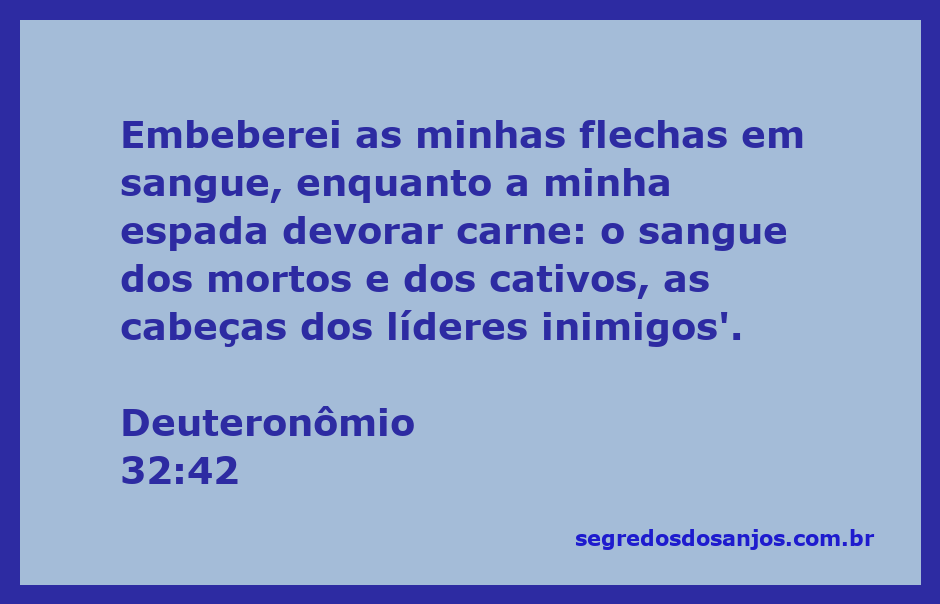 Imagem representativa de Deuteronômio 32:42, simbolizando a batalha e a justiça divina.