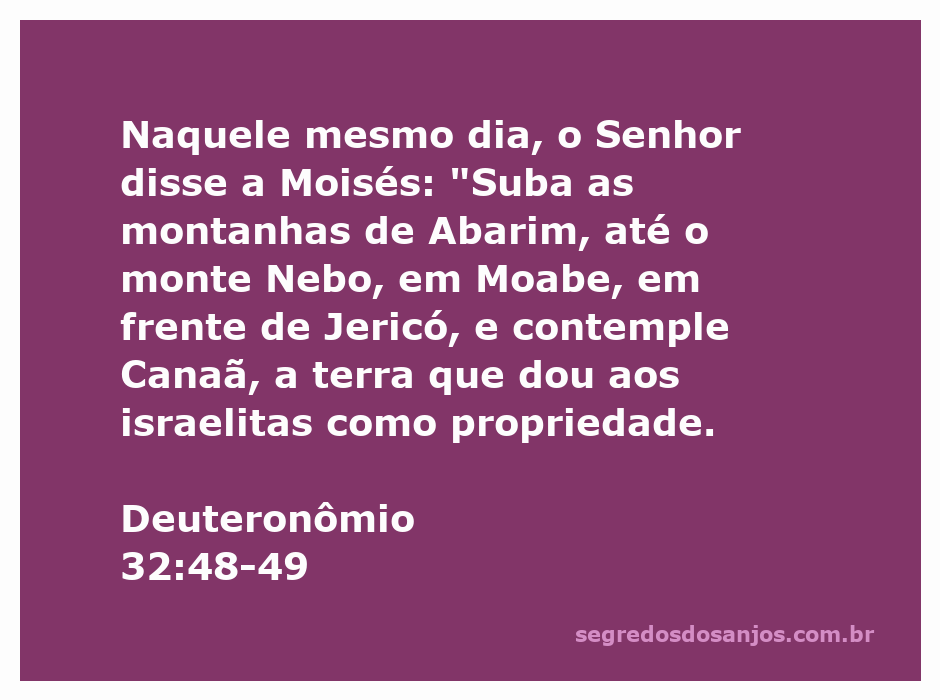 Moisés contemplando a Terra Prometida a partir do Monte Nebo