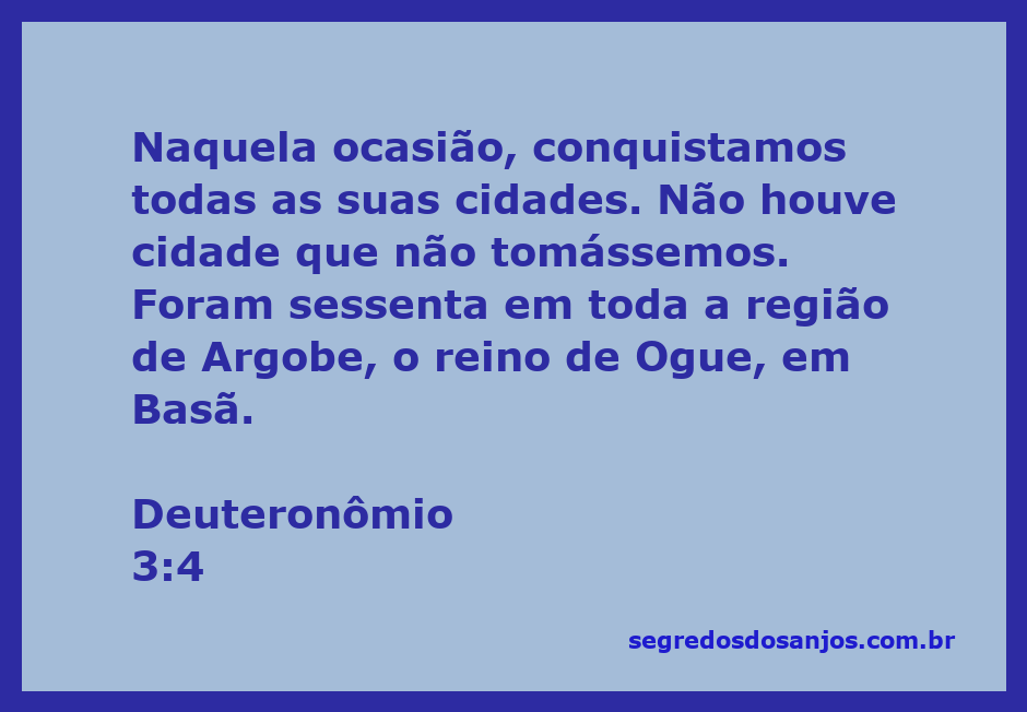 Mapa da região de Argobe, mostrando as cidades conquistadas pelo povo de Israel conforme Deuteronômio 3:4.