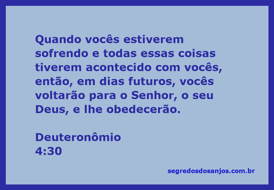 Uma ilustração que representa a esperança e a obediência a Deus conforme Deuteronômio 4:30.