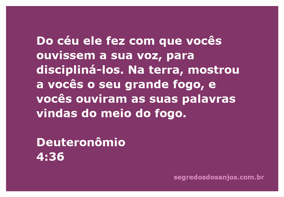 Imagem representando a manifestação divina no céu e no fogo, simbolizando a disciplina de Deus.
