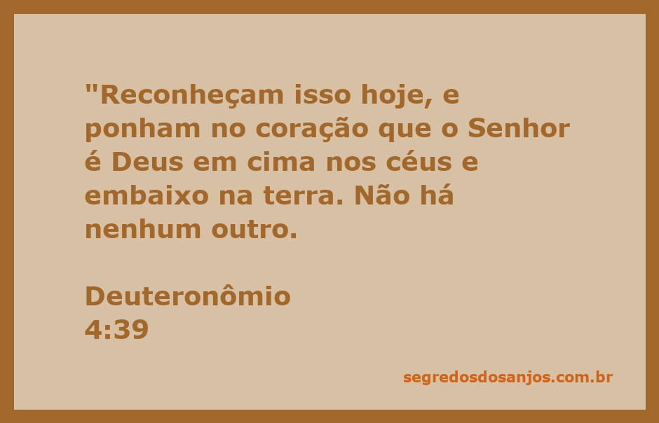Uma representação artística do versículo Deuteronômio 4:39, destacando a soberania de Deus sobre o céu e a terra.