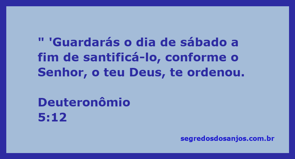 Imagem que representa a importância do sábado como dia de descanso e santificação conforme Deuteronômio 5:12.