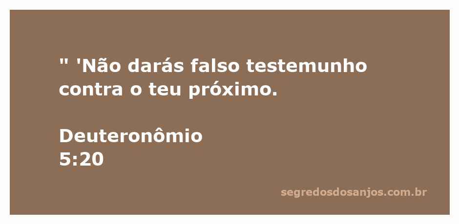 Imagem representativa do versículo Deuteronômio 5:20, que fala sobre a importância da verdade e da honestidade nas relações interpessoais.