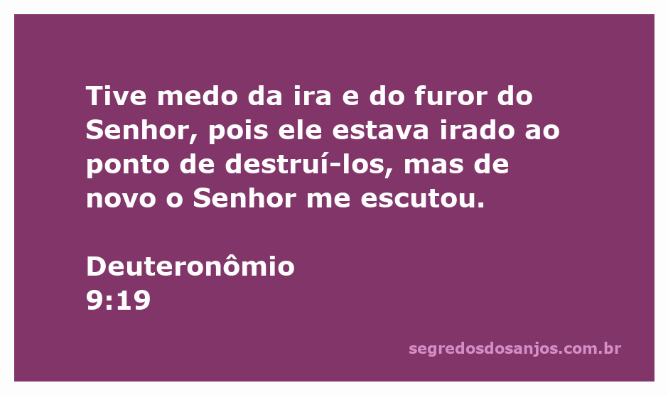 Moisés intercedendo pelo povo de Israel diante da ira do Senhor