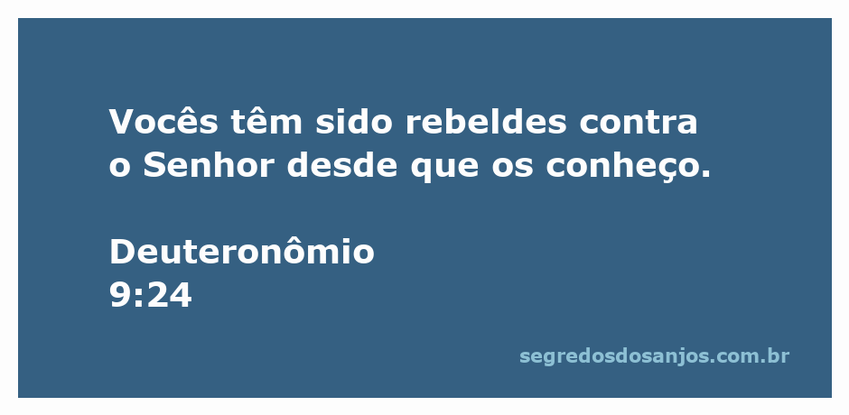 Imagem que representa a rebeldia do povo contra Deus, ilustrando Deuteronômio 9:24.