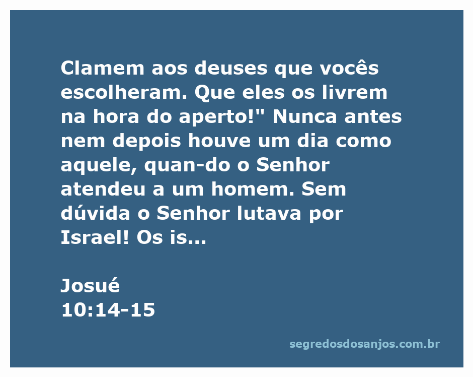 Uma ilustração da batalha de Josué, simbolizando a intercessão de Deus em favor de Israel.