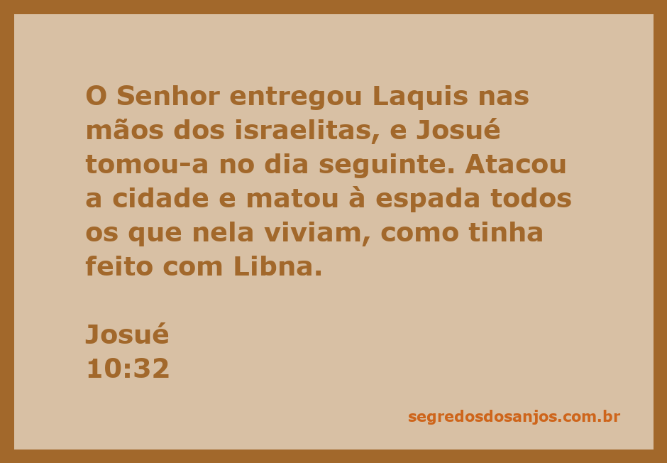 Ilustração da conquista de Laquis pelos israelitas sob a liderança de Josué.