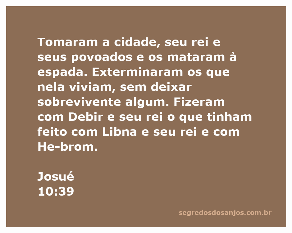 A cena da conquista de Debir, representando a vitória dos israelitas sob a liderança de Josué, retrata a destruição da cidade e seu rei.